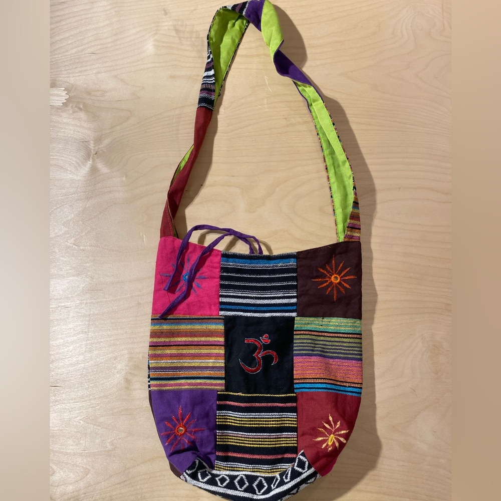 Multicolor Patchwork Shoulder Bag (Ms) - image 2